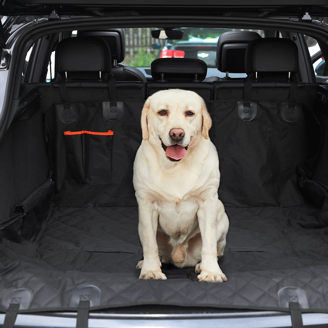 PaWz Pet Car Seat Cover Cat Dog Hammock Non Slip Waterproof Protector Mat Black