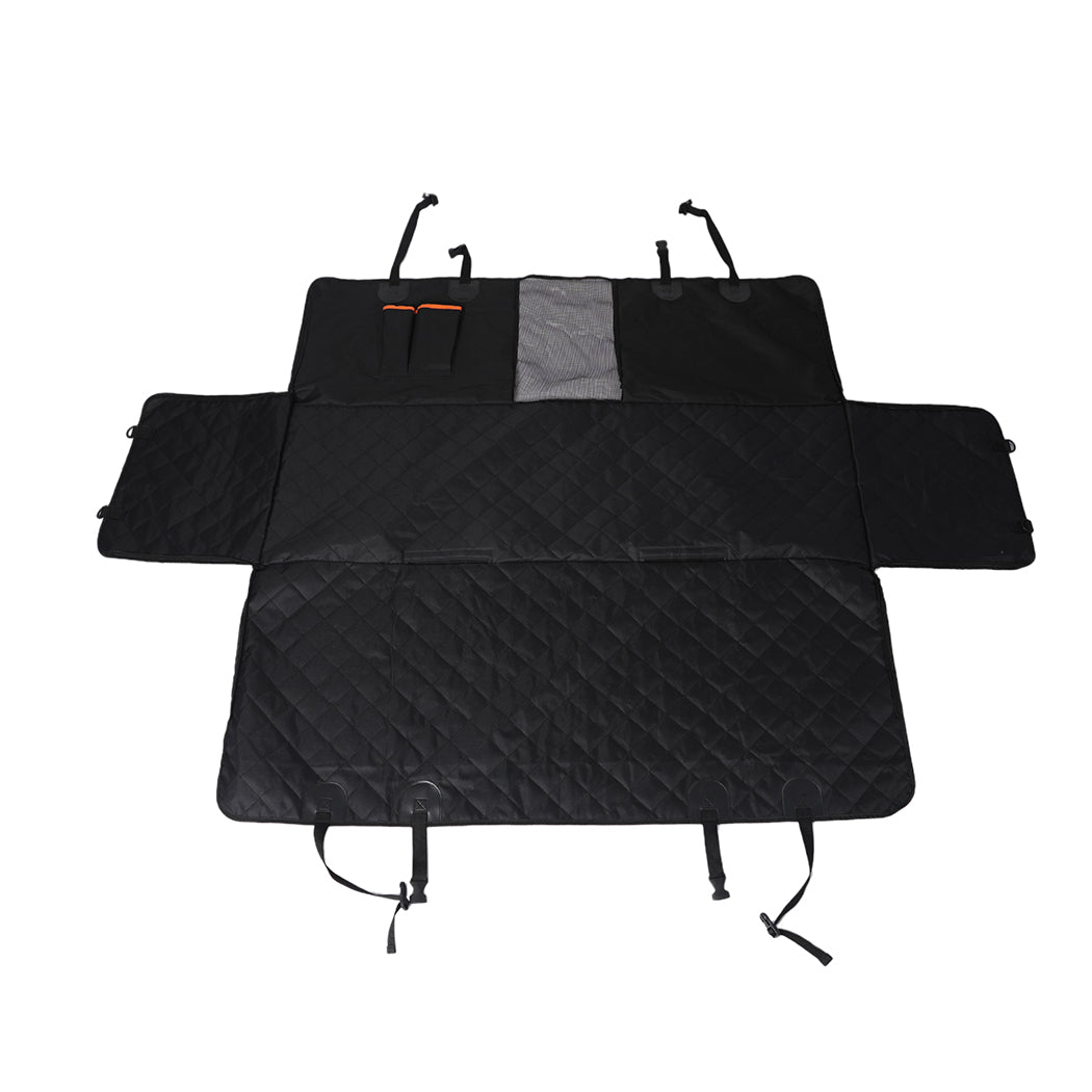 PaWz Pet Car Seat Cover Cat Dog Hammock Non Slip Waterproof Protector Mat Black